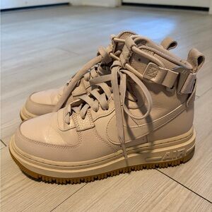 Nike Beige High-Top Sneakers